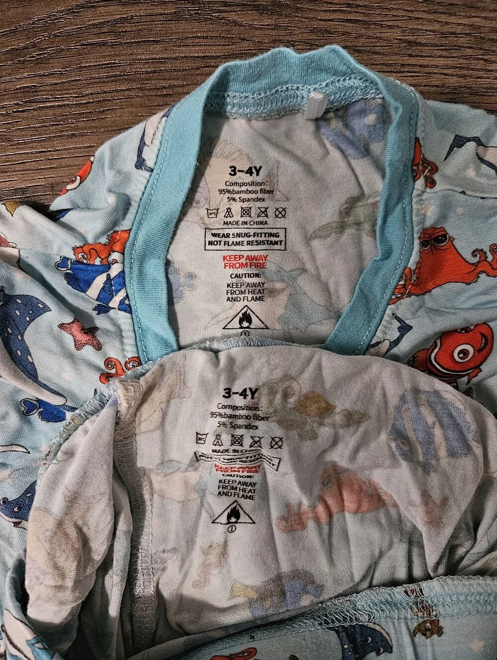 Fancy Prince 2 Piece Bamboo Pajama Disney Pixar Finding Nemo